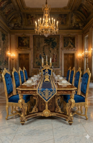 Golden Baroque Dining Set