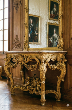 Gilded Console Table